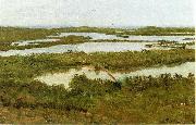 Albert Bierstadt, A River Estuary